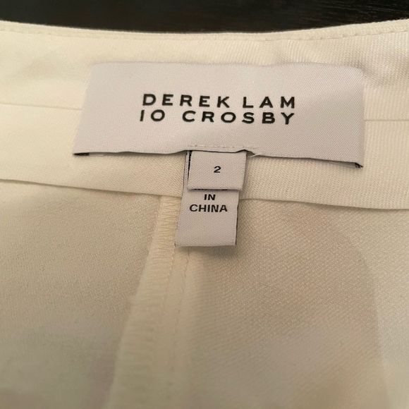Derek Lam 10 Crosby Kelis Straight Leg Sailor Pant Soft White - Picture 9 of 11